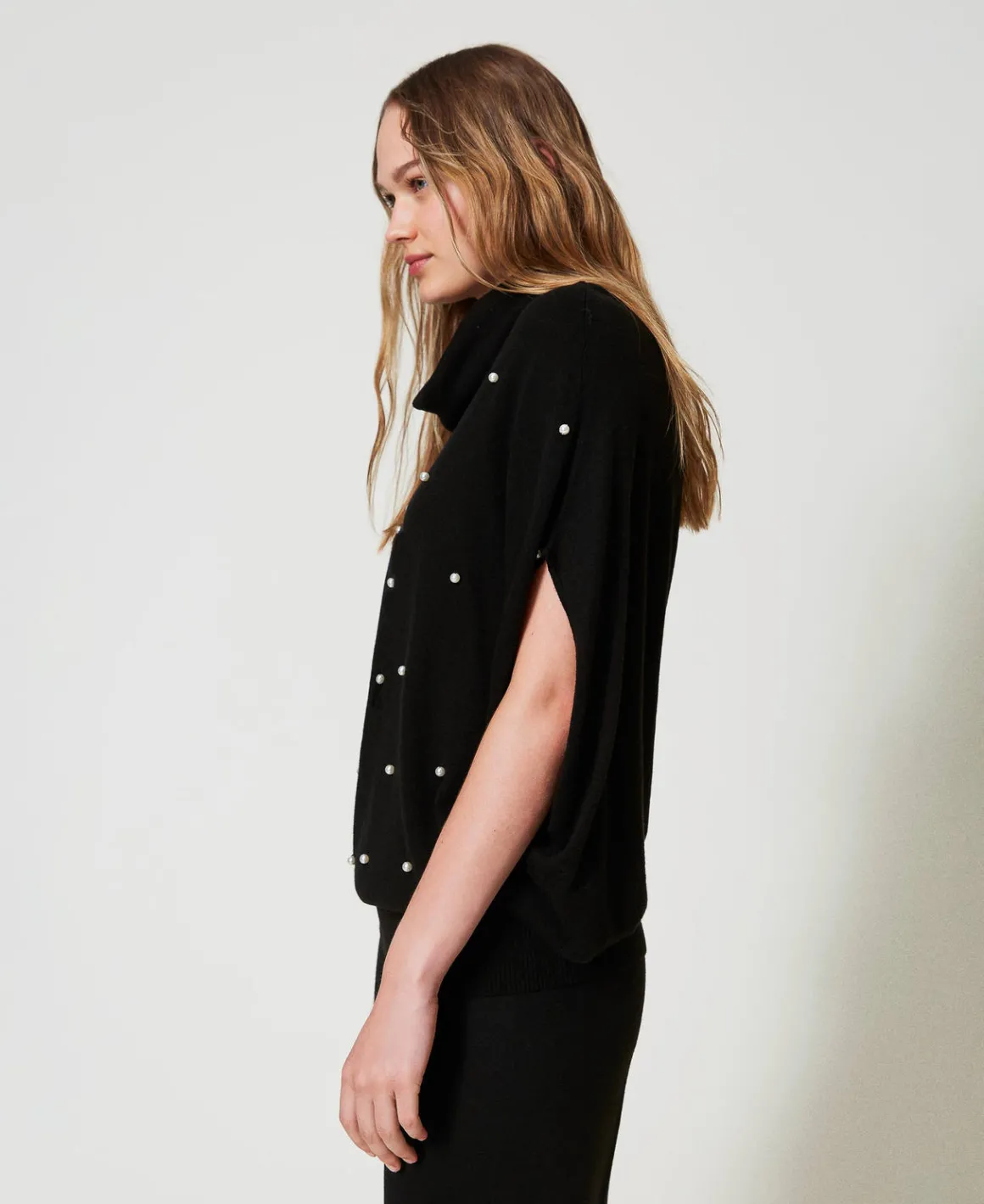 TWINSET Milano Maglia In Misto Lana Con Ricamo Di Perle | Maglie E Cardigan