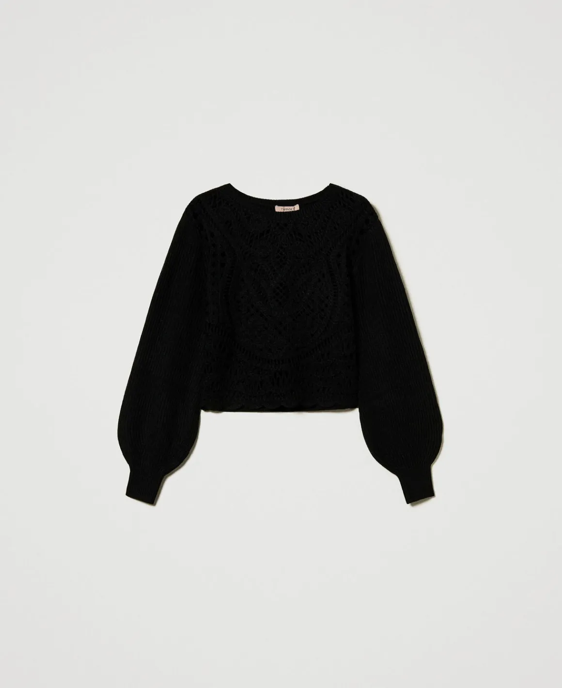 TWINSET Milano Maglia In Misto Lana Crochet | Maglie E Cardigan