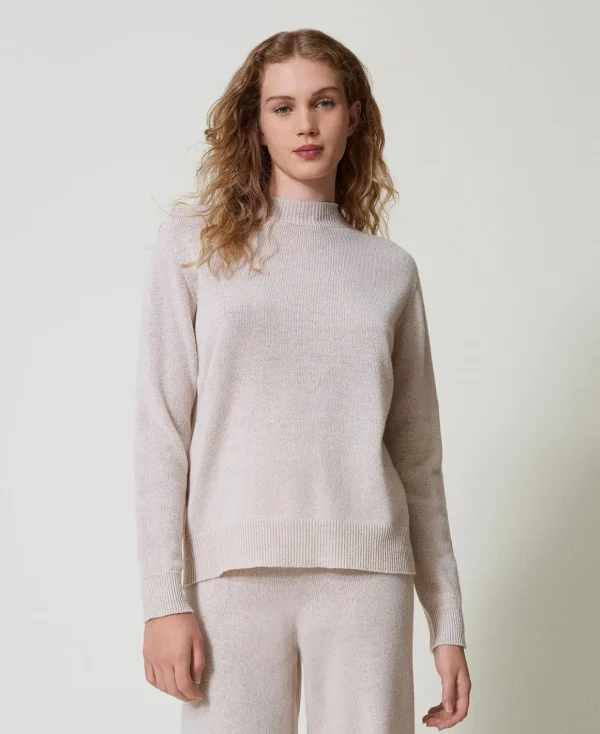 TWINSET Milano Maglia In Misto Lana E Lurex | Maglie E Cardigan