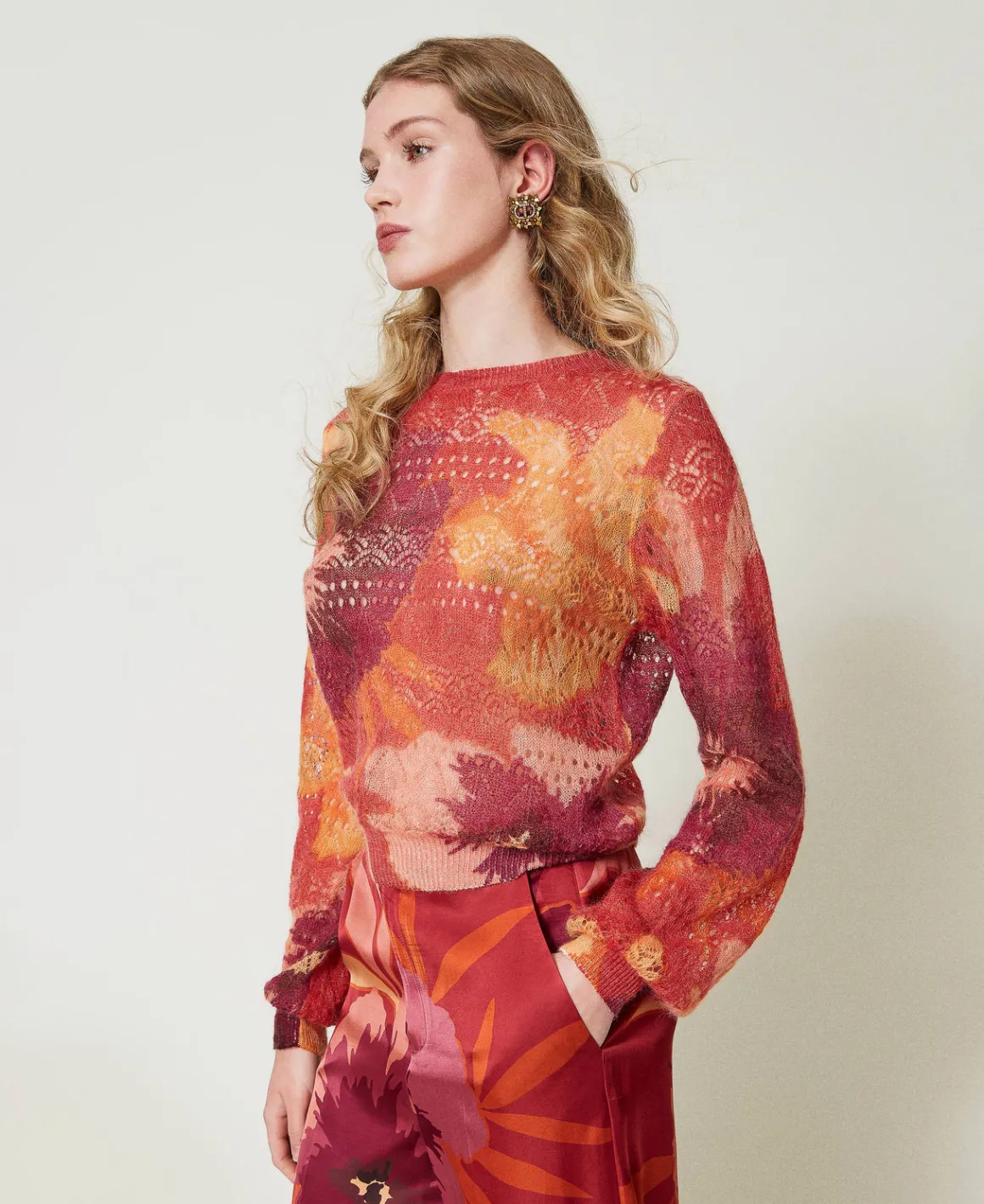 TWINSET Milano Maglia In Misto Lana E Mohair | Maglie E Cardigan