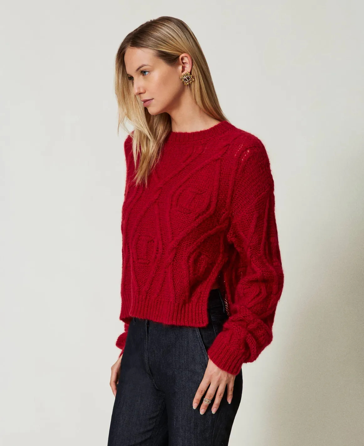 TWINSET Milano Maglia In Misto Mohair | Maglie E Cardigan