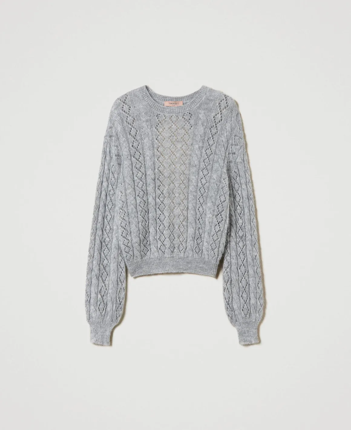 TWINSET Milano Maglia In Misto Mohair Con Trecce E Oblò | Maglie E Cardigan