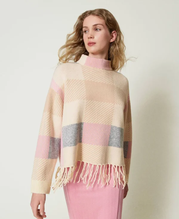 TWINSET Milano Maglia Jacquard Con Frange | Maglie E Cardigan