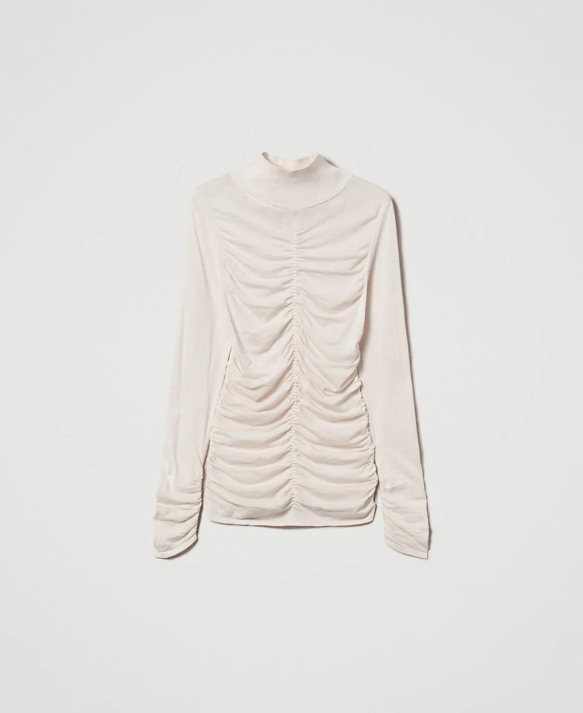 TWINSET Milano Maglia Lupetto Con Arricciatura | Maglie E Cardigan