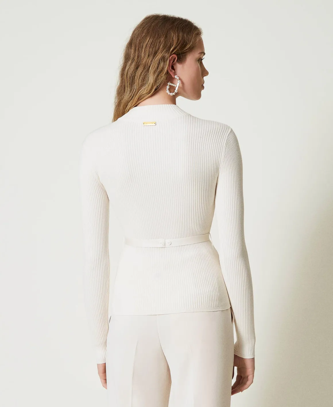 TWINSET Milano Maglia Lupetto Con Cintura | Maglie E Cardigan