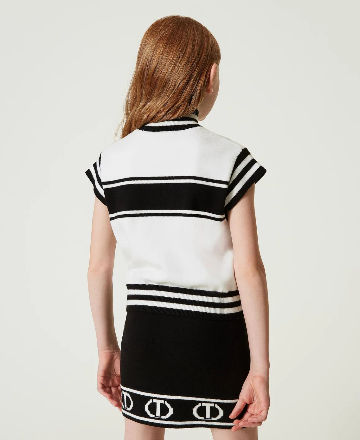 TWINSET Milano Maglia Lupetto Con Oval T Jacquard | Maglie E Cardigan