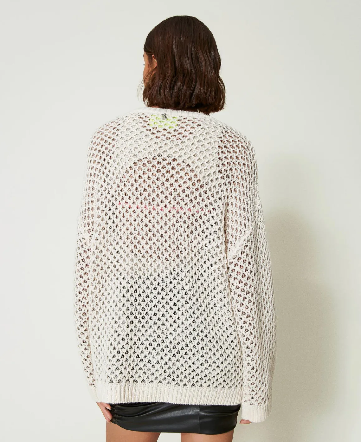 TWINSET Milano Maglia Over MYFO A Rete Con Lurex | Maglie E Cardigan