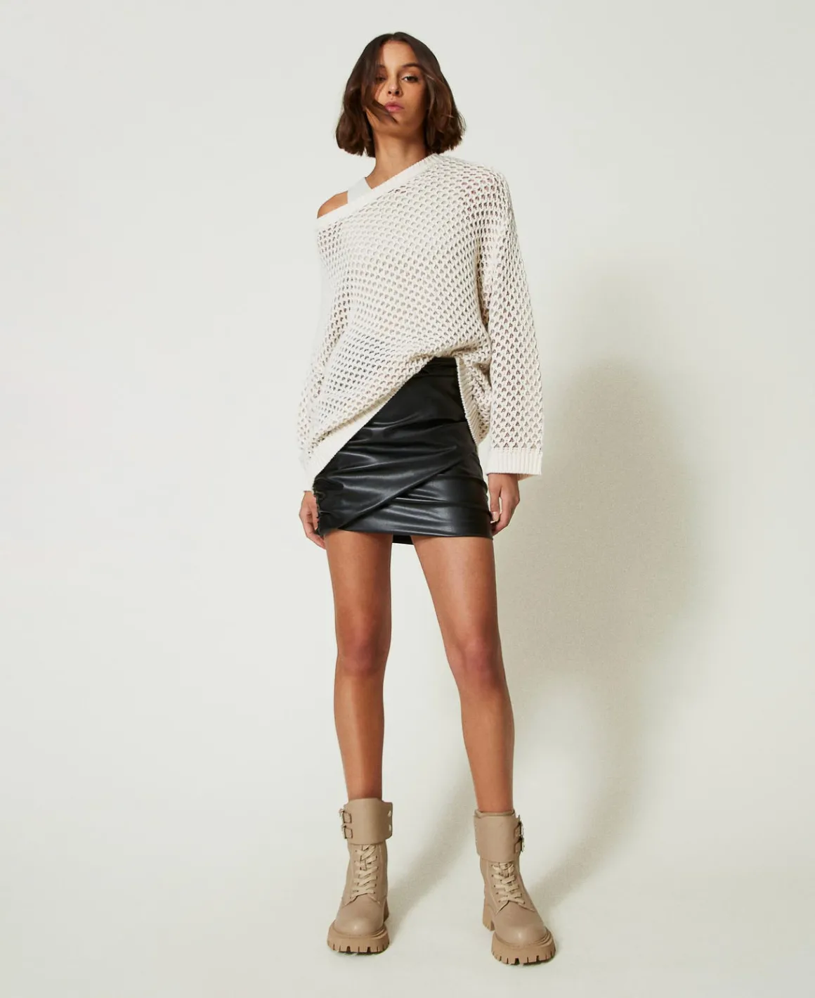TWINSET Milano Maglia Over MYFO A Rete Con Lurex | Maglie E Cardigan