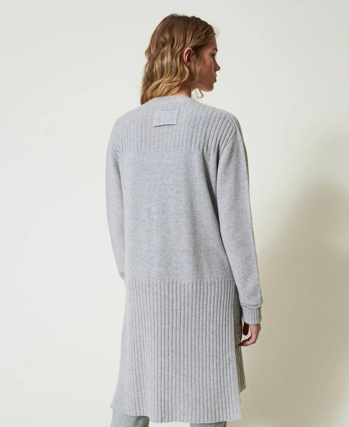 TWINSET Milano Maxi Cardigan In Misto Lana E Lurex | Maglie E Cardigan