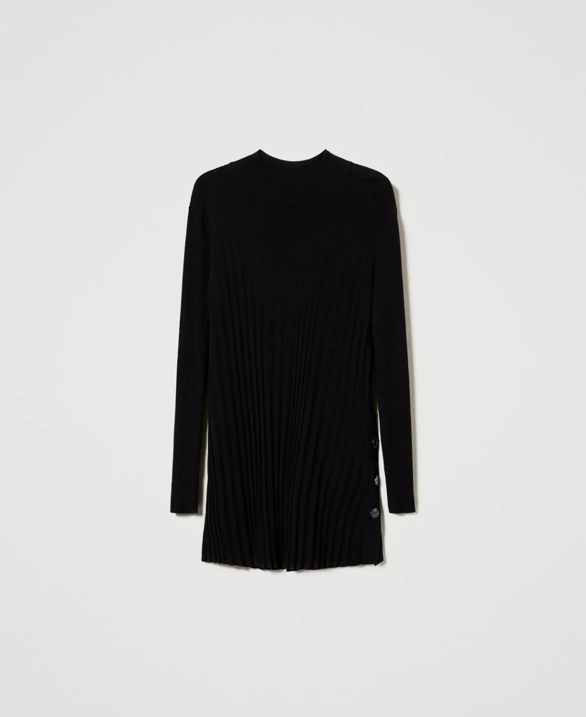 TWINSET Milano Maxi Maglia Plissé Con Bottoni | Maglie E Cardigan
