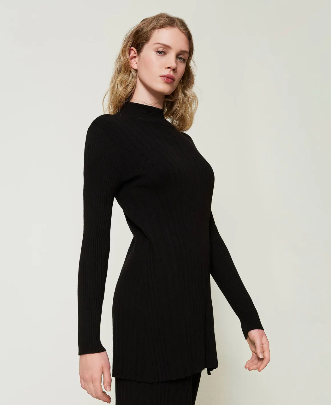 TWINSET Milano Maxi Maglia Plissé Con Bottoni | Maglie E Cardigan