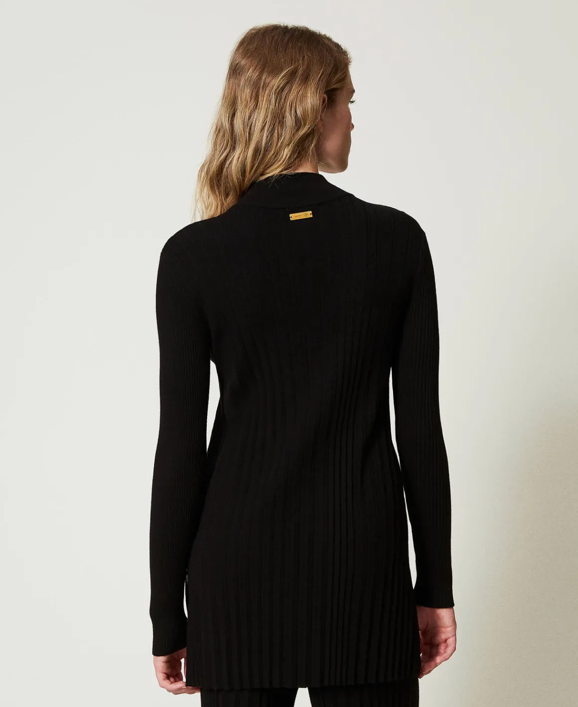 TWINSET Milano Maxi Maglia Plissé Con Bottoni | Maglie E Cardigan