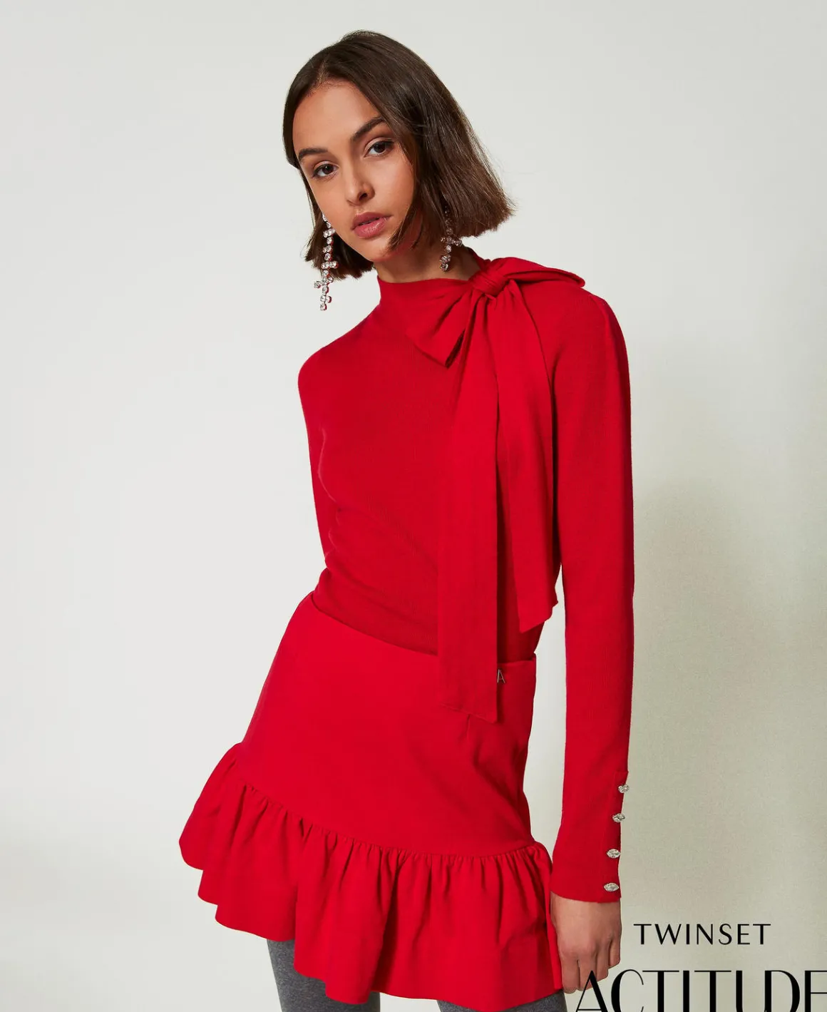 TWINSET Milano Minigonna Con Balza | Gonne