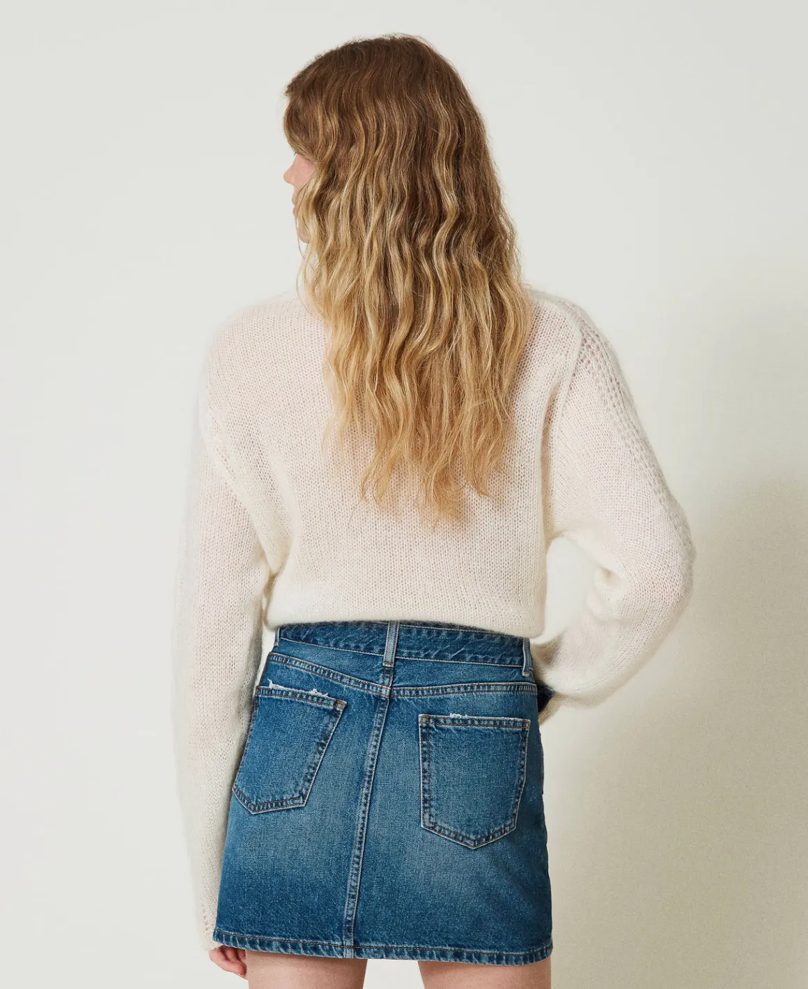 TWINSET Milano Minigonna In Jeans Con Cintura | Gonne