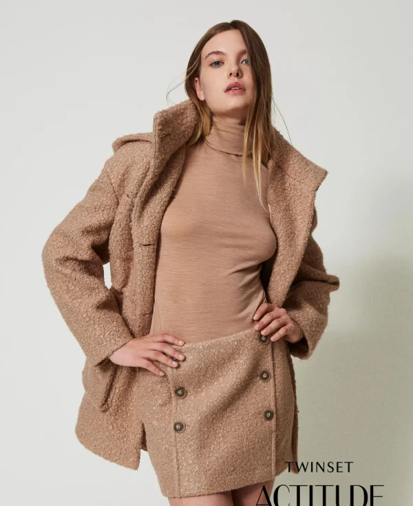 TWINSET Milano Minigonna In Panno Arricciato | Gonne