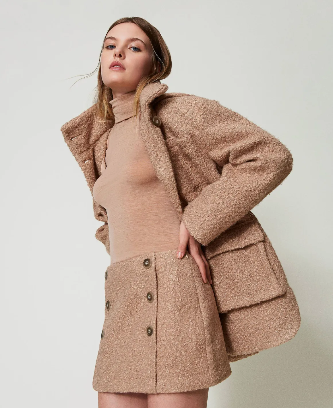 TWINSET Milano Minigonna In Panno Arricciato | Gonne