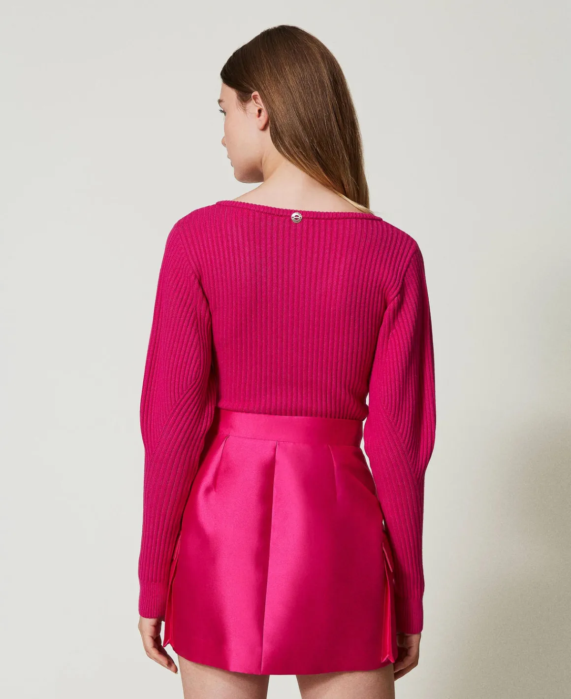 TWINSET Milano Minigonna In Twill Mikado | Gonne