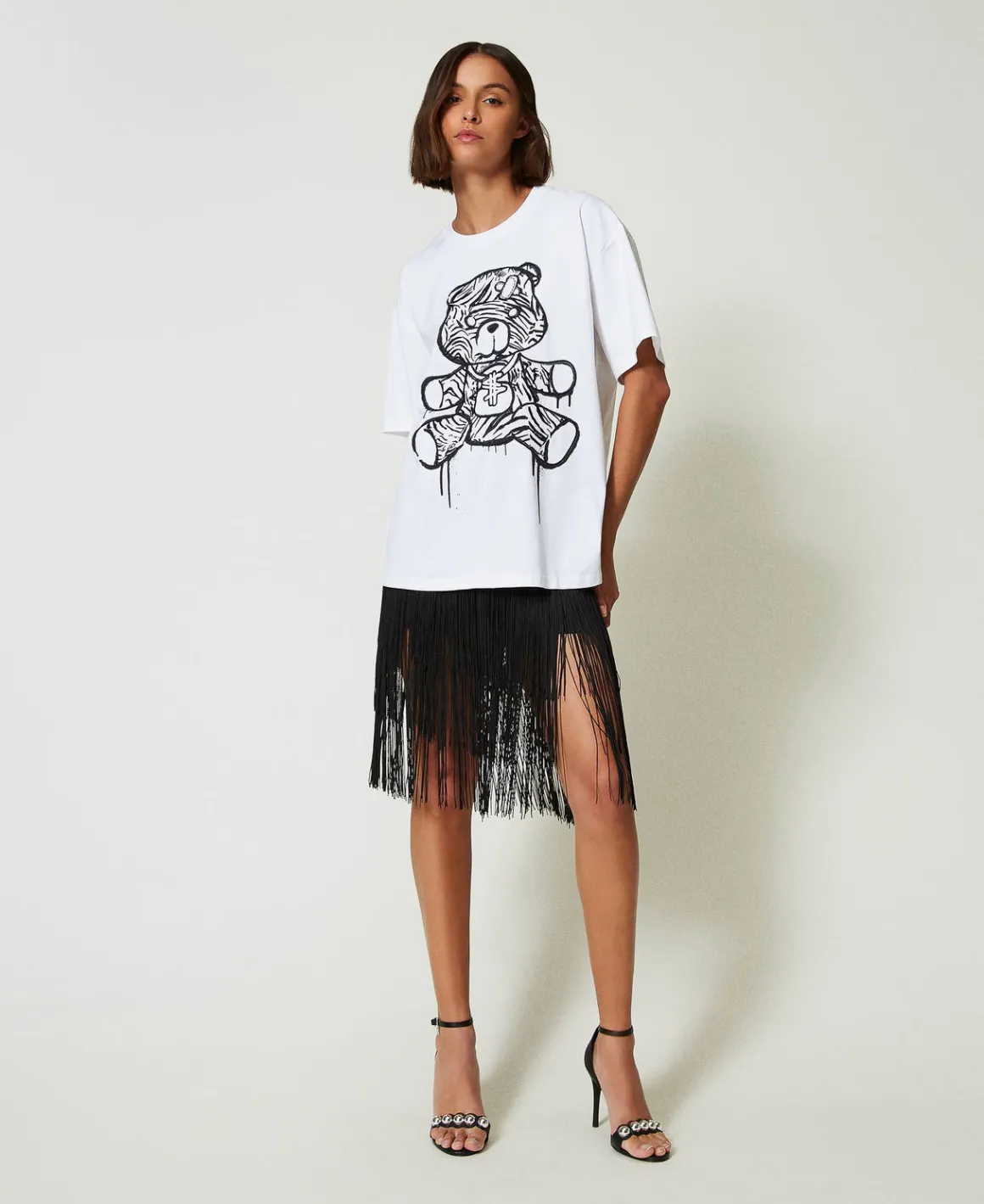 TWINSET Milano Minigonna MYFO Con Frange | Gonne