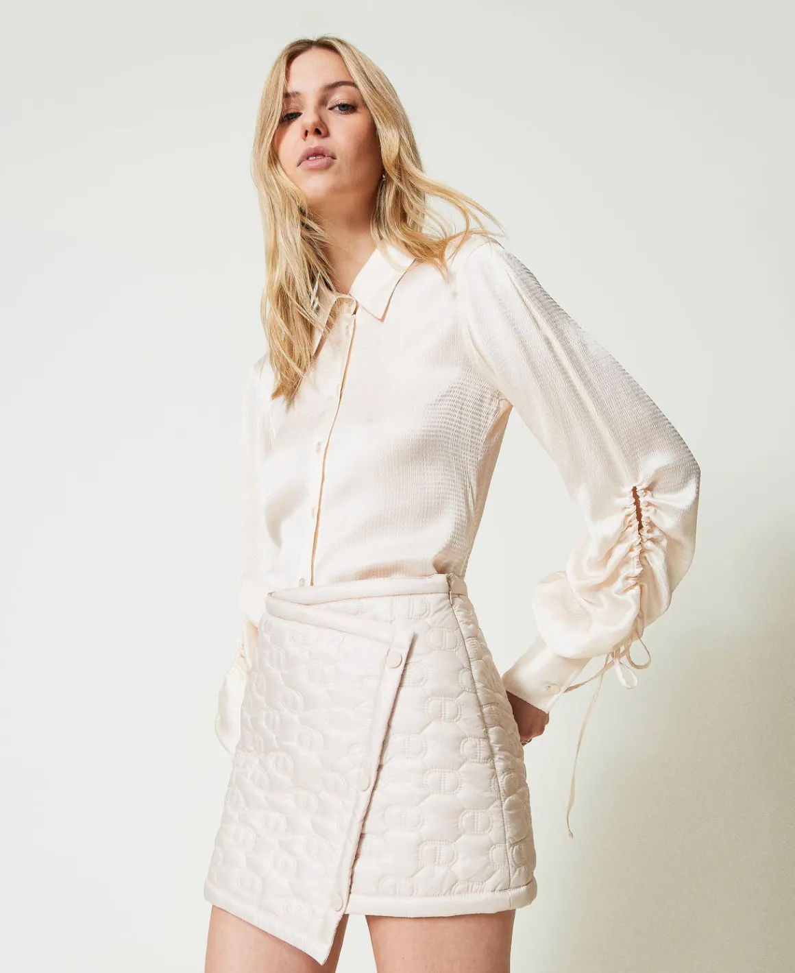 TWINSET Milano Minigonna Trapuntata Con Oval T | Gonne