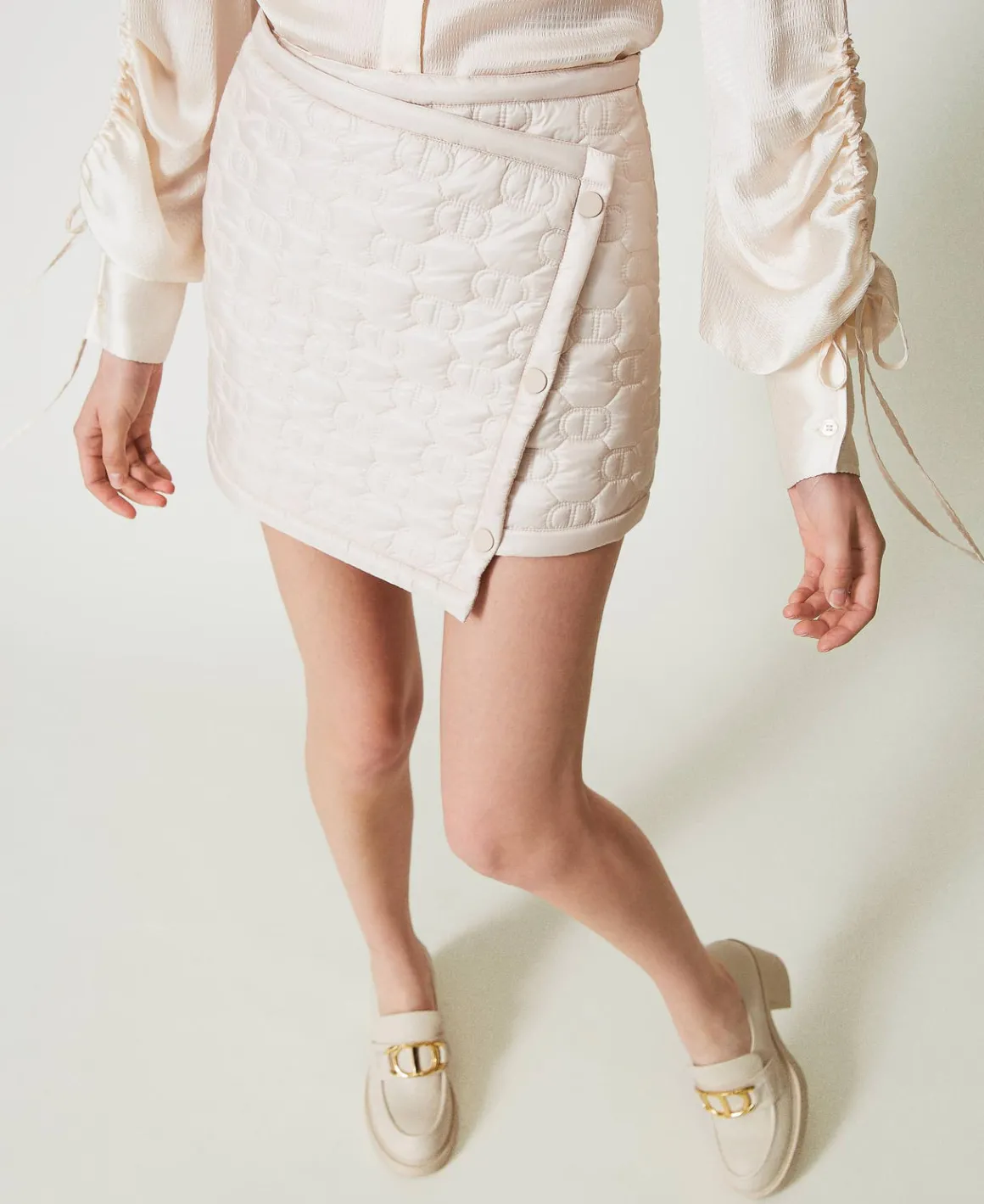 TWINSET Milano Minigonna Trapuntata Con Oval T | Gonne