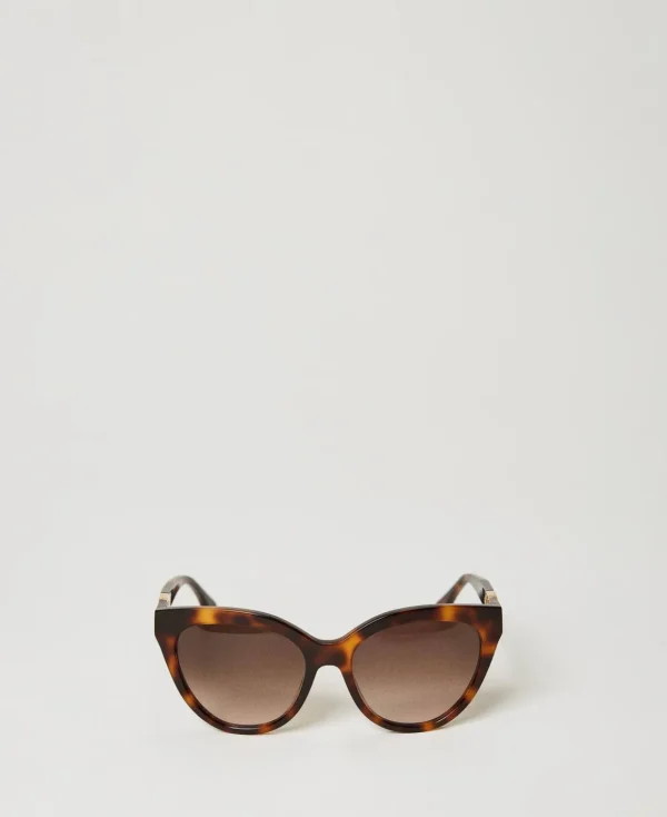 TWINSET Milano Occhiali Da Sole Cat-eye Tortoise | Occhiali Da Sole