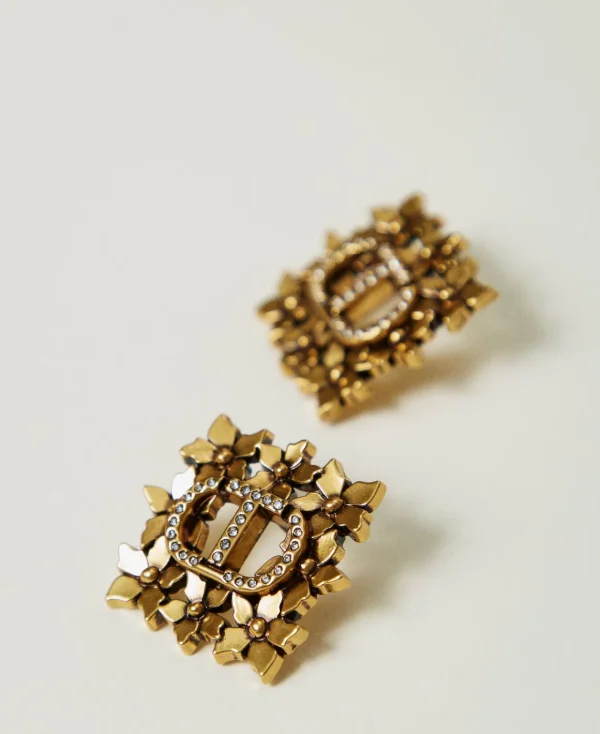 TWINSET Milano Orecchini Oval T Con Motivo Floreale | Bijoux