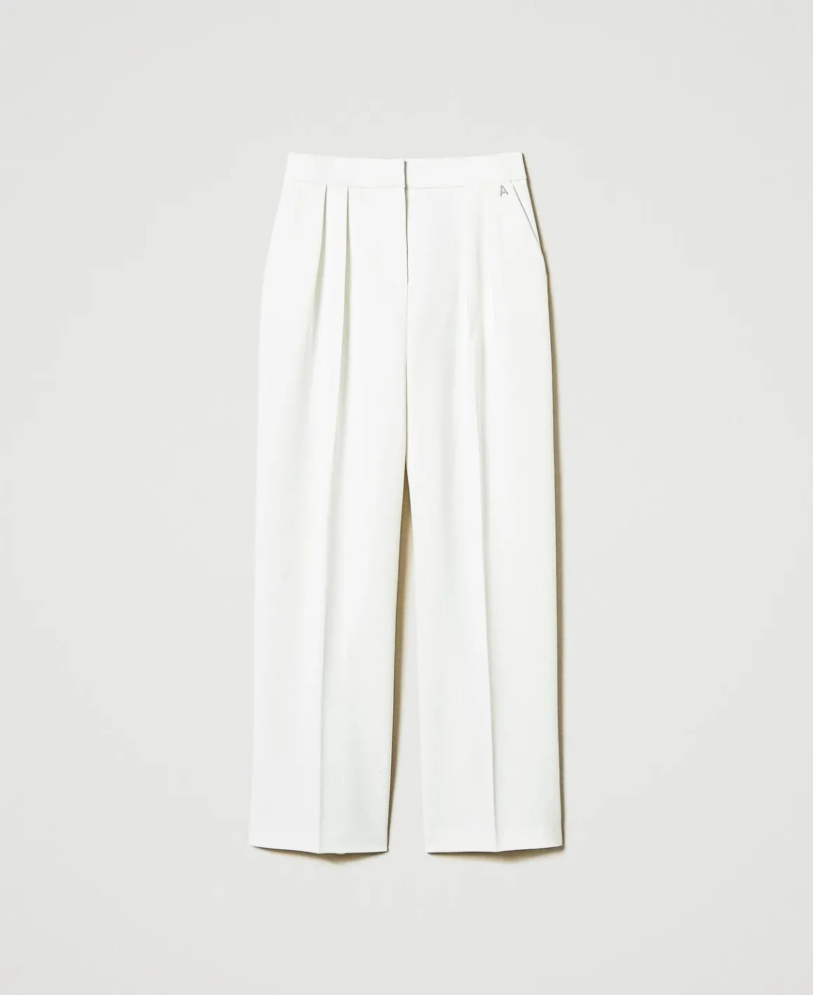 TWINSET Milano Pantaloni A Palazzo Con Pieghe | Pantaloni Ampi E A Palazzo