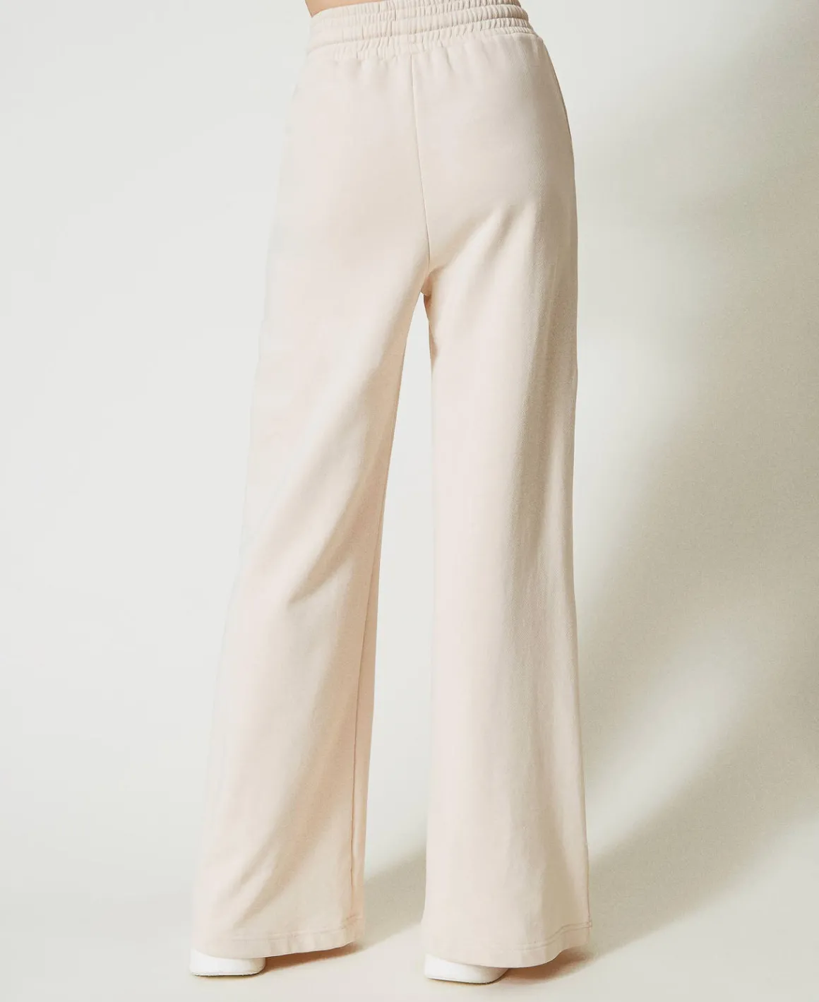 TWINSET Milano Pantaloni A Palazzo In Felpa | Pantaloni Ampi E A Palazzo