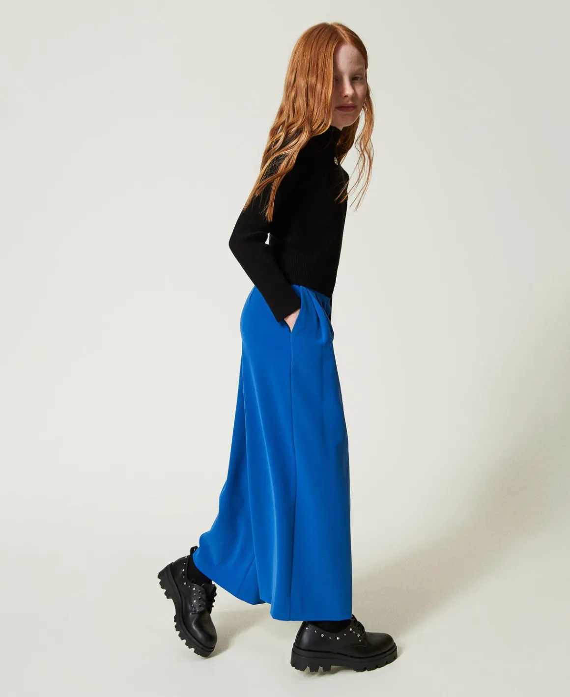 TWINSET Milano Pantaloni A Palazzo In Flanella | Pantaloni E Jeans