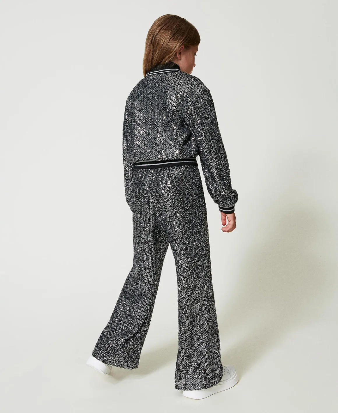 TWINSET Milano Pantaloni A Palazzo In Full Paillettes | Pantaloni E Jeans
