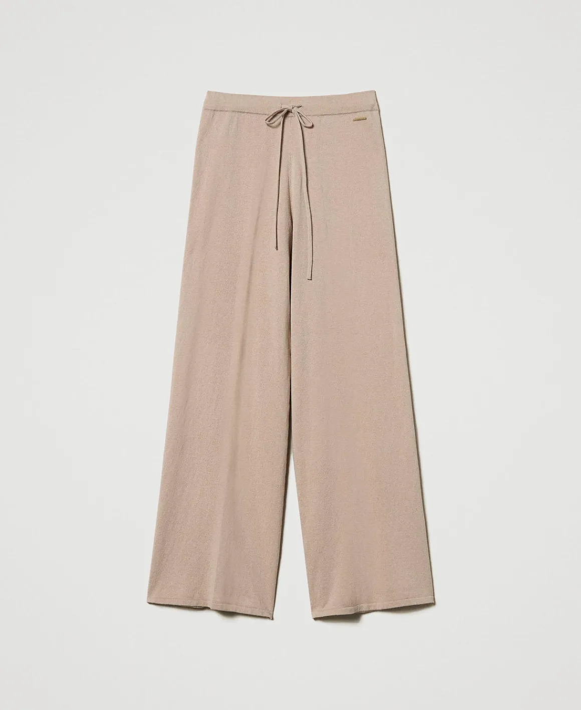 TWINSET Milano Pantaloni A Palazzo In Maglia | Pantaloni Ampi E A Palazzo
