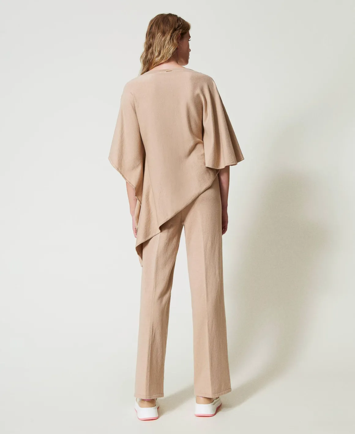TWINSET Milano Pantaloni A Palazzo In Maglia | Pantaloni Ampi E A Palazzo