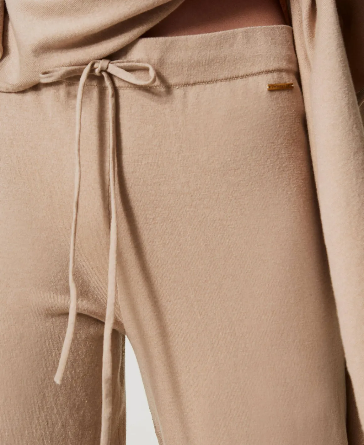 TWINSET Milano Pantaloni A Palazzo In Maglia | Pantaloni Ampi E A Palazzo