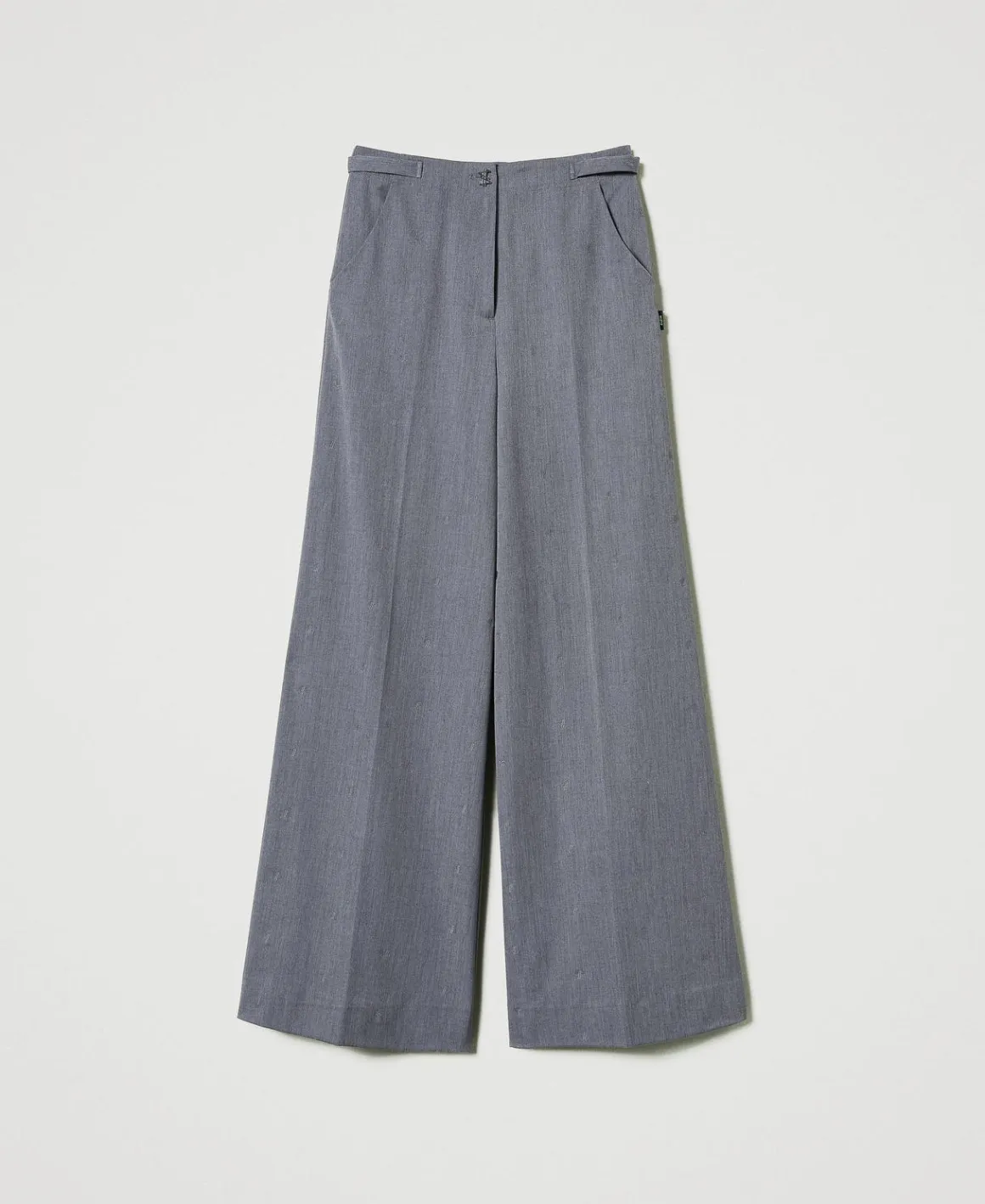 TWINSET Milano Pantaloni A Palazzo MYFO Con Ricamo | Pantaloni Ampi E A Palazzo