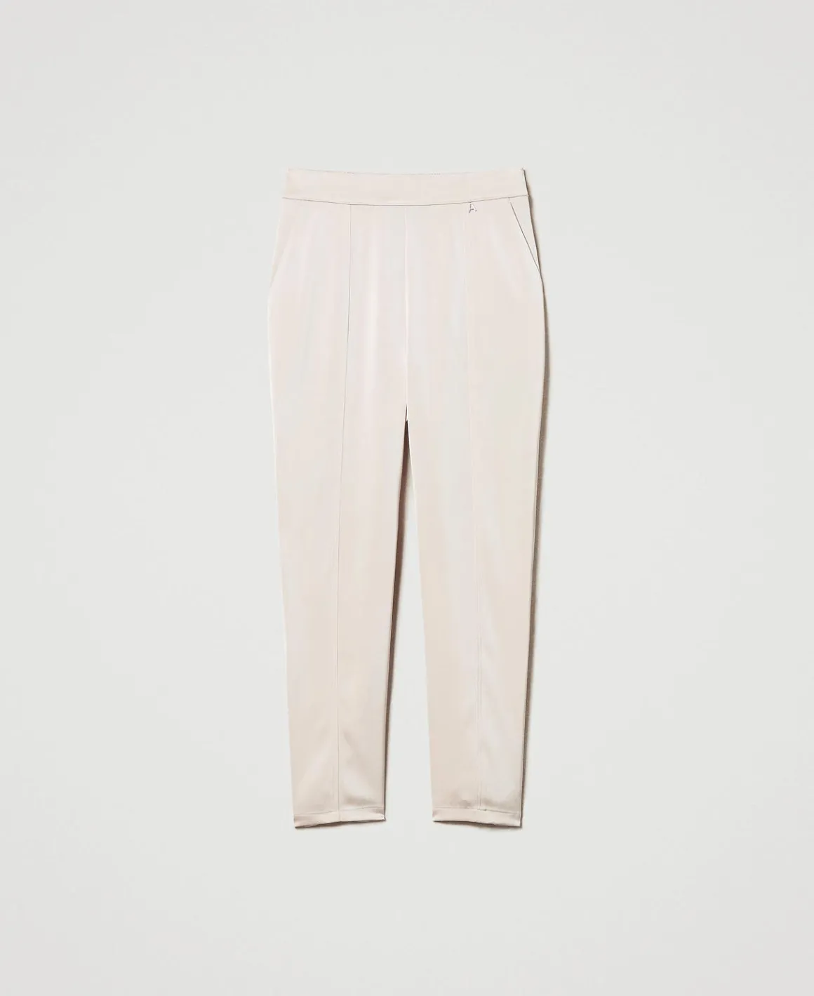 TWINSET Milano Pantaloni A Sigaretta In Raso | Pantaloni Dritti E A Sigaretta