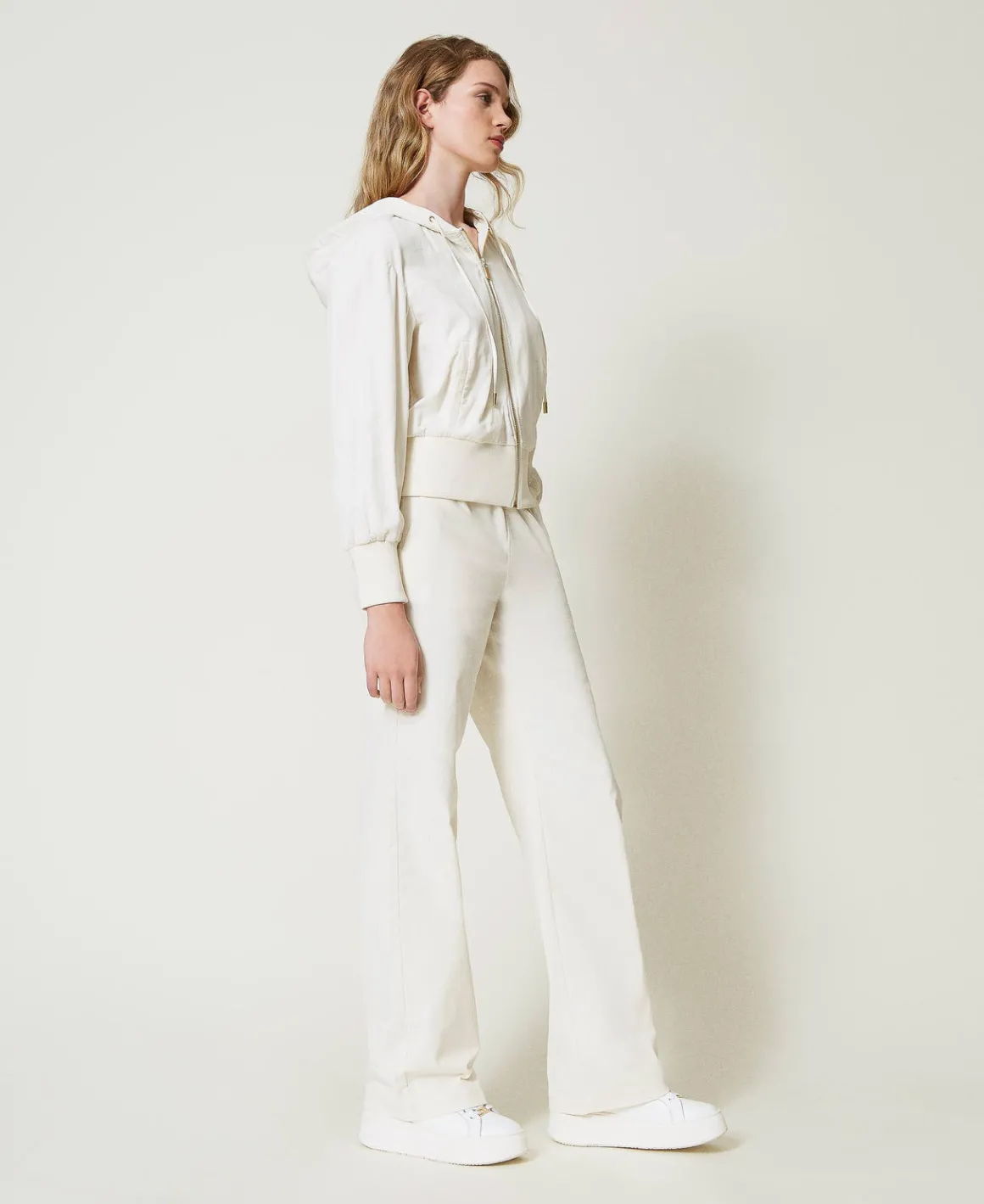 TWINSET Milano Pantaloni Ampi In Velluto | Pantaloni Eleganti | Pantaloni Ampi E A Palazzo