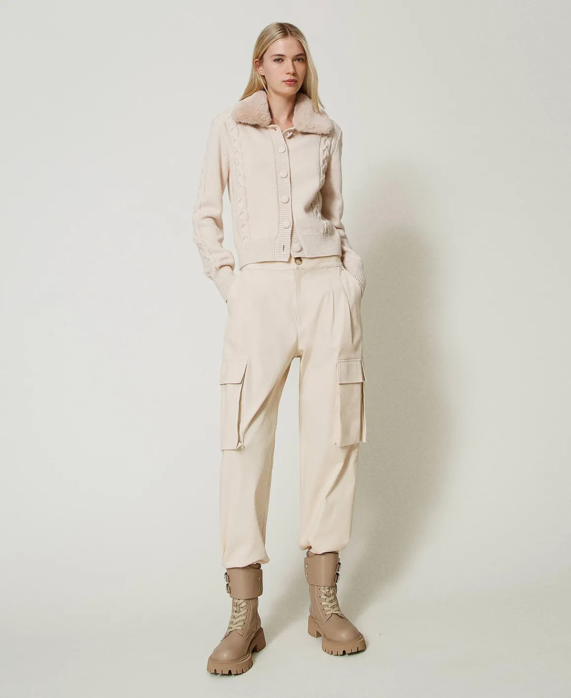 TWINSET Milano Pantaloni Cargo Con Tasche Asimmetriche | Pantaloni Cargo