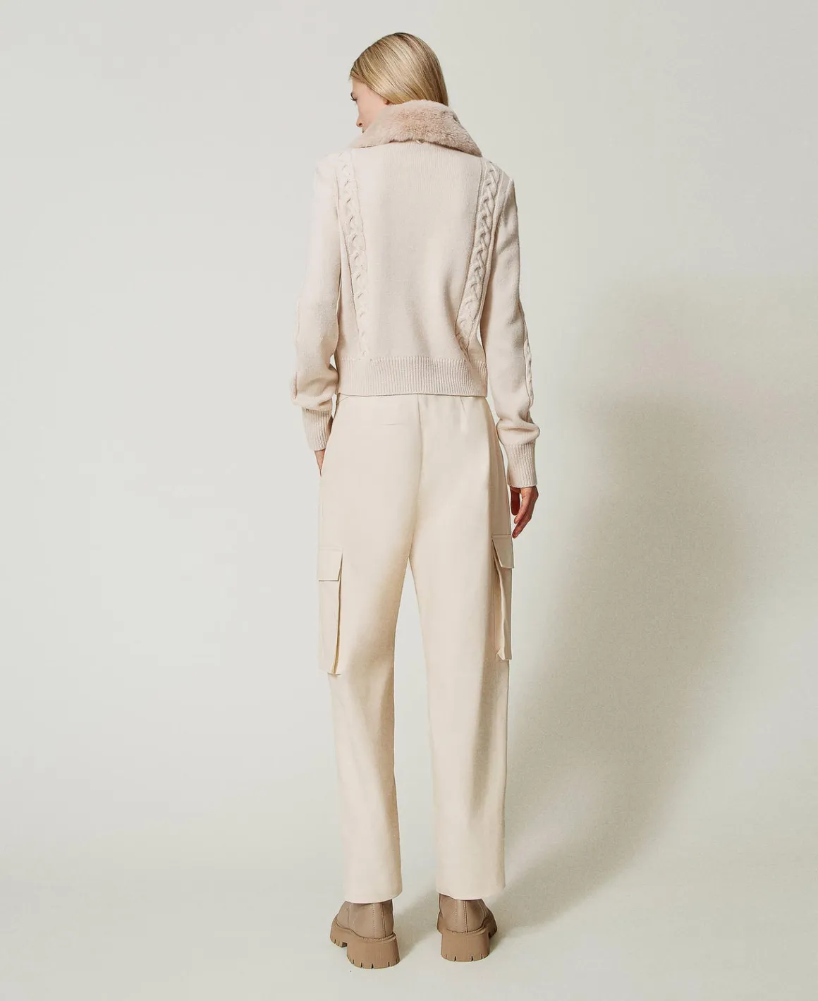 TWINSET Milano Pantaloni Cargo Con Tasche Asimmetriche | Pantaloni Cargo