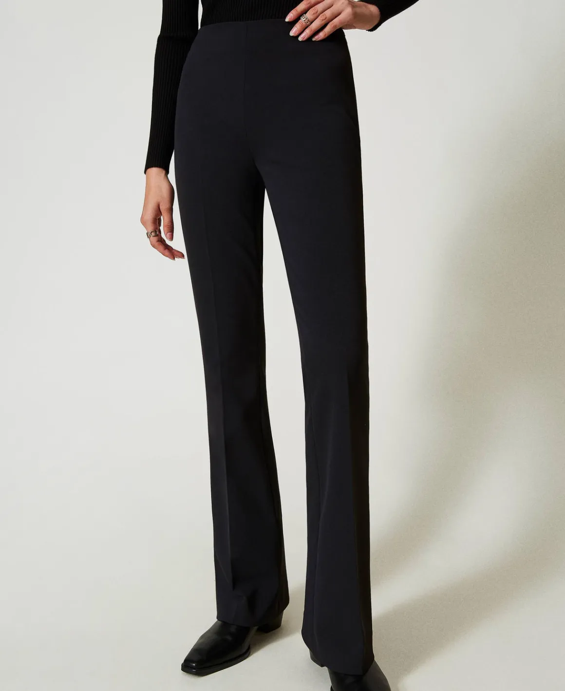 TWINSET Milano Pantaloni Flare A Vita Alta | Pantaloni Flare