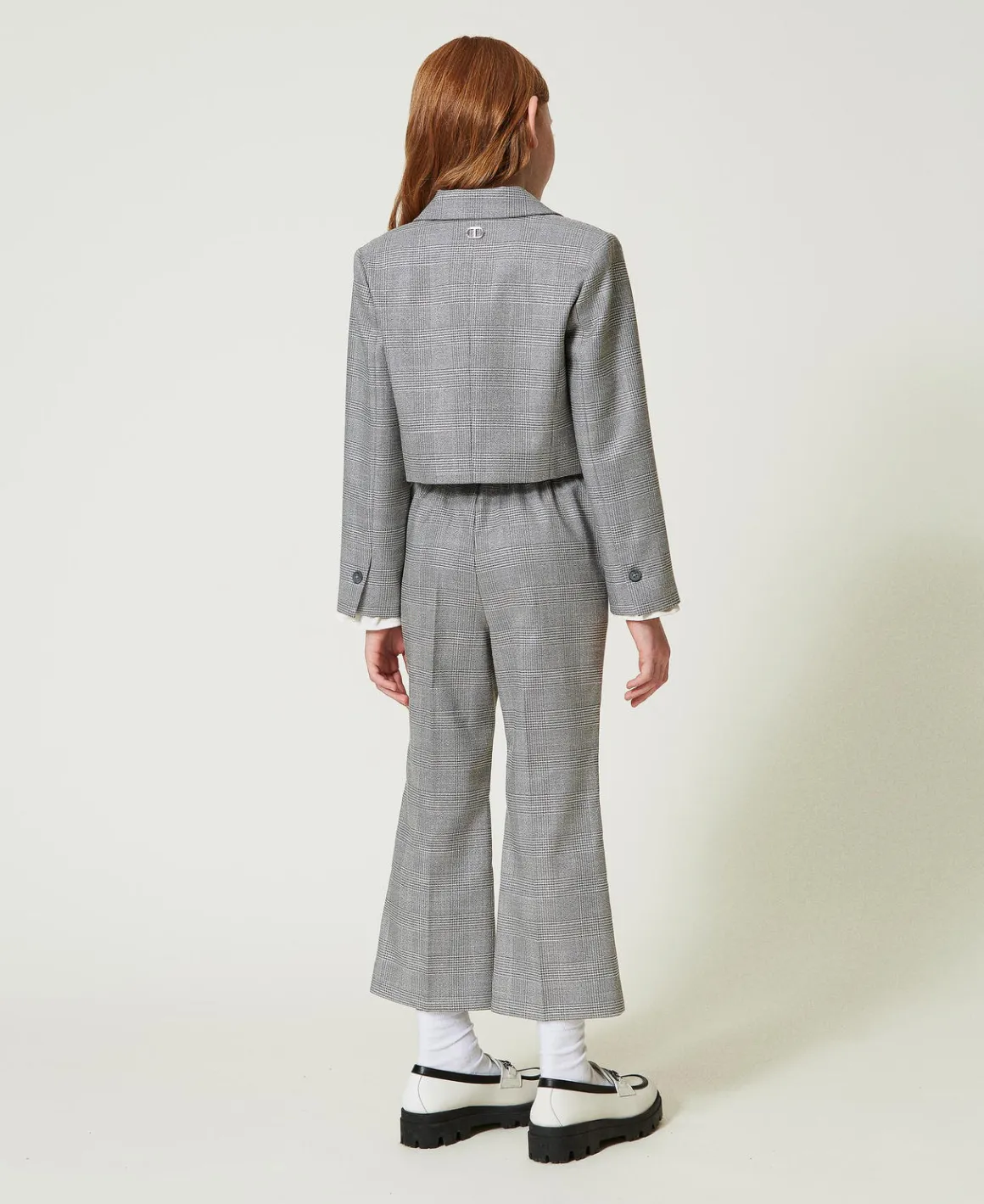TWINSET Milano Pantaloni Flare In Principe Di Galles | Pantaloni E Jeans