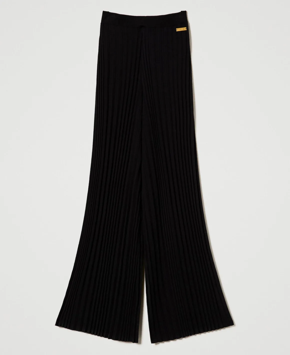 TWINSET Milano Pantaloni In Maglia Plissé | Pantaloni Ampi E A Palazzo