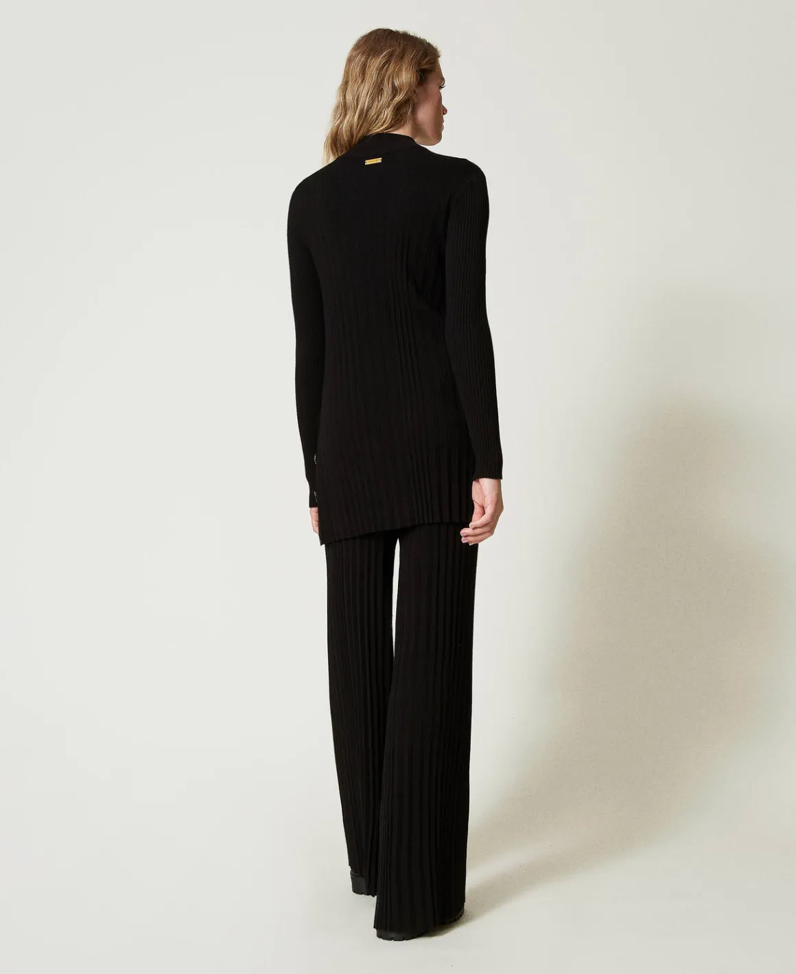 TWINSET Milano Pantaloni In Maglia Plissé | Pantaloni Ampi E A Palazzo