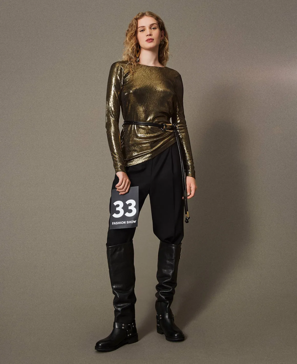 TWINSET Milano Pantaloni In Serge Misto Lana | Pantaloni Eleganti | Pantaloni Dritti E A Sigaretta