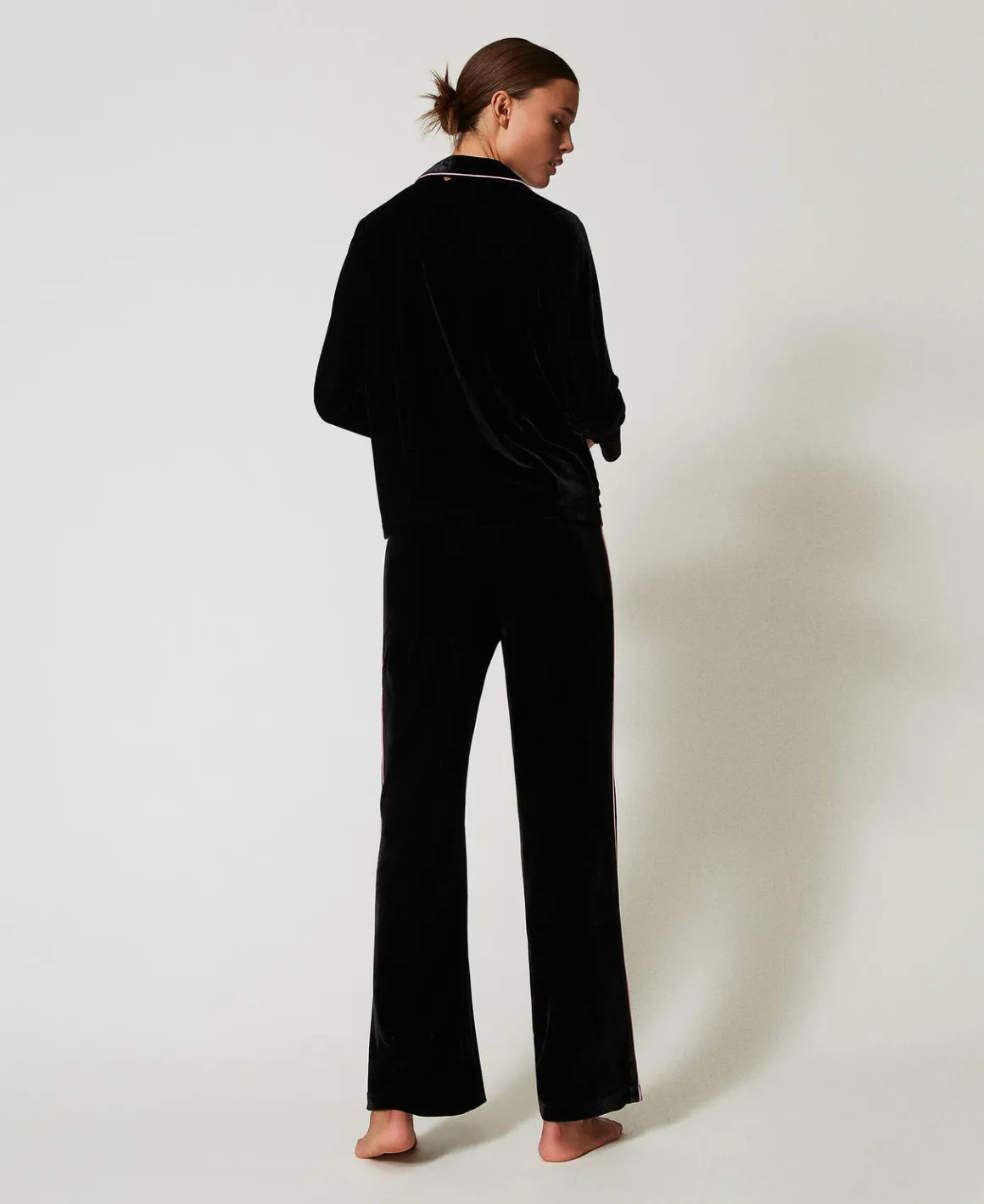 TWINSET Milano Pigiama A Uomo In Velluto Con Ricamo | Intimo E Nightwear