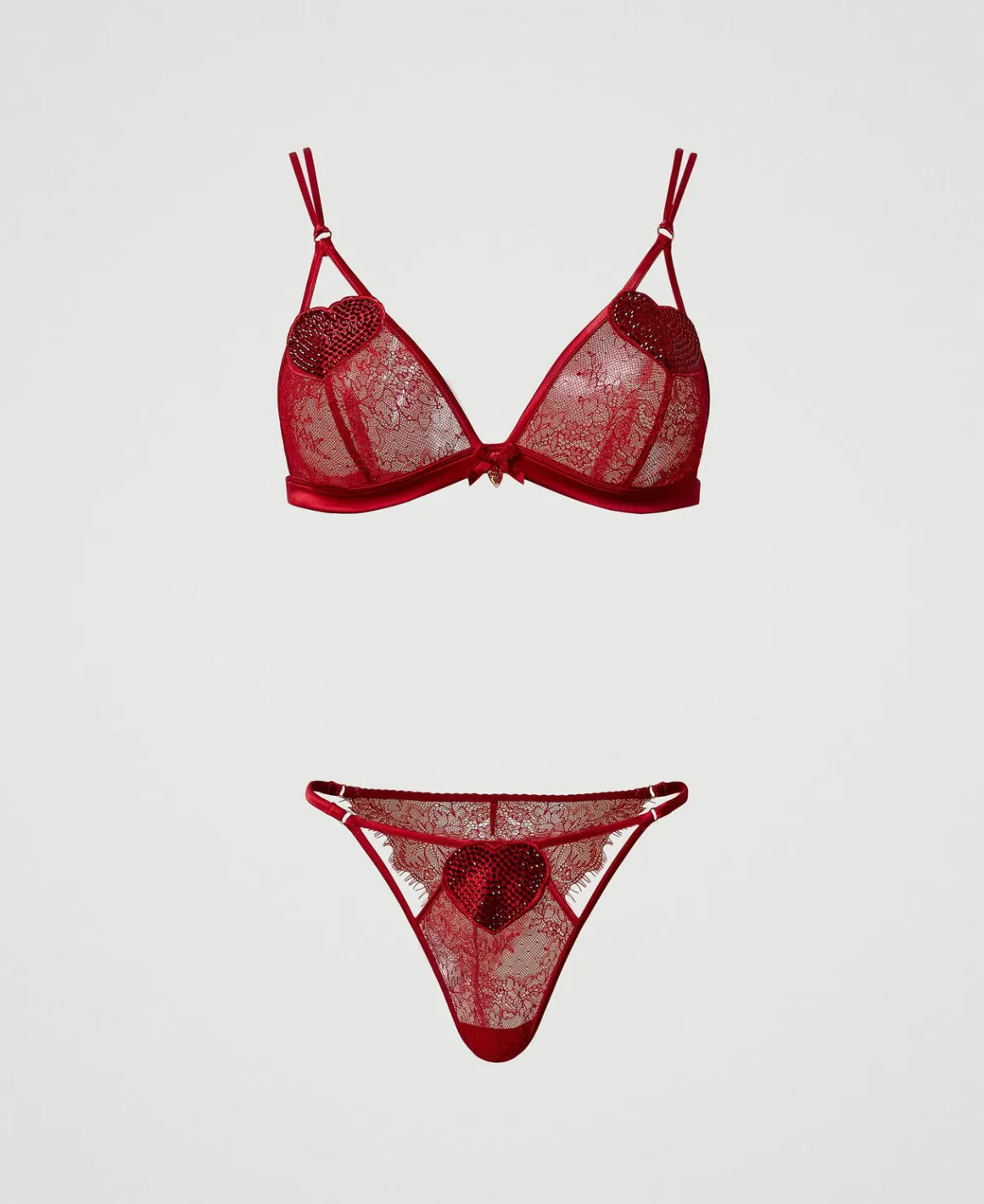 TWINSET Milano Reggiseno A Triangolo E Slip Brasiliana In Pizzo | Intimo E Nightwear
