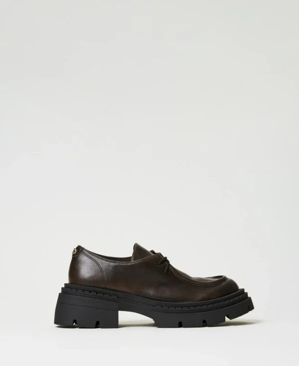 TWINSET Milano Scarpe Stringate Con Oval T | Ballerine E Mocassini | Scarpe Basse