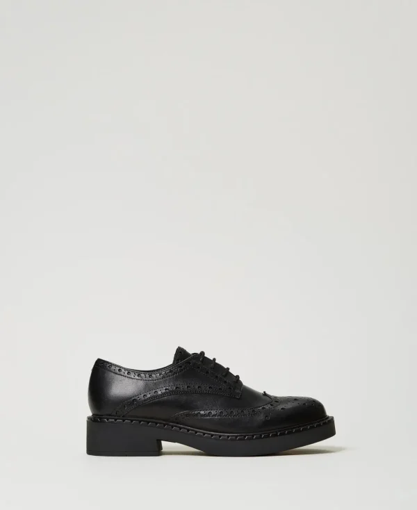 TWINSET Milano Scarpe Stringate In Pelle | Ballerine E Mocassini | Scarpe Basse