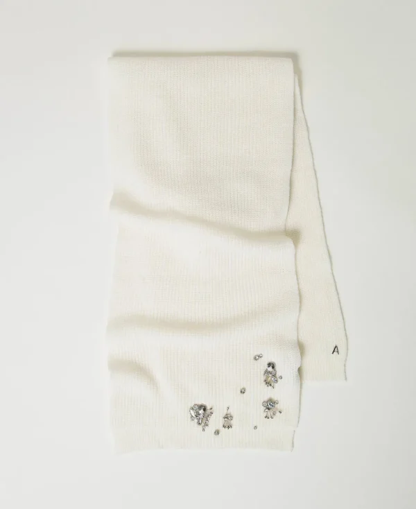 TWINSET Milano Sciarpa Con Ricami E Logo | Sciarpe