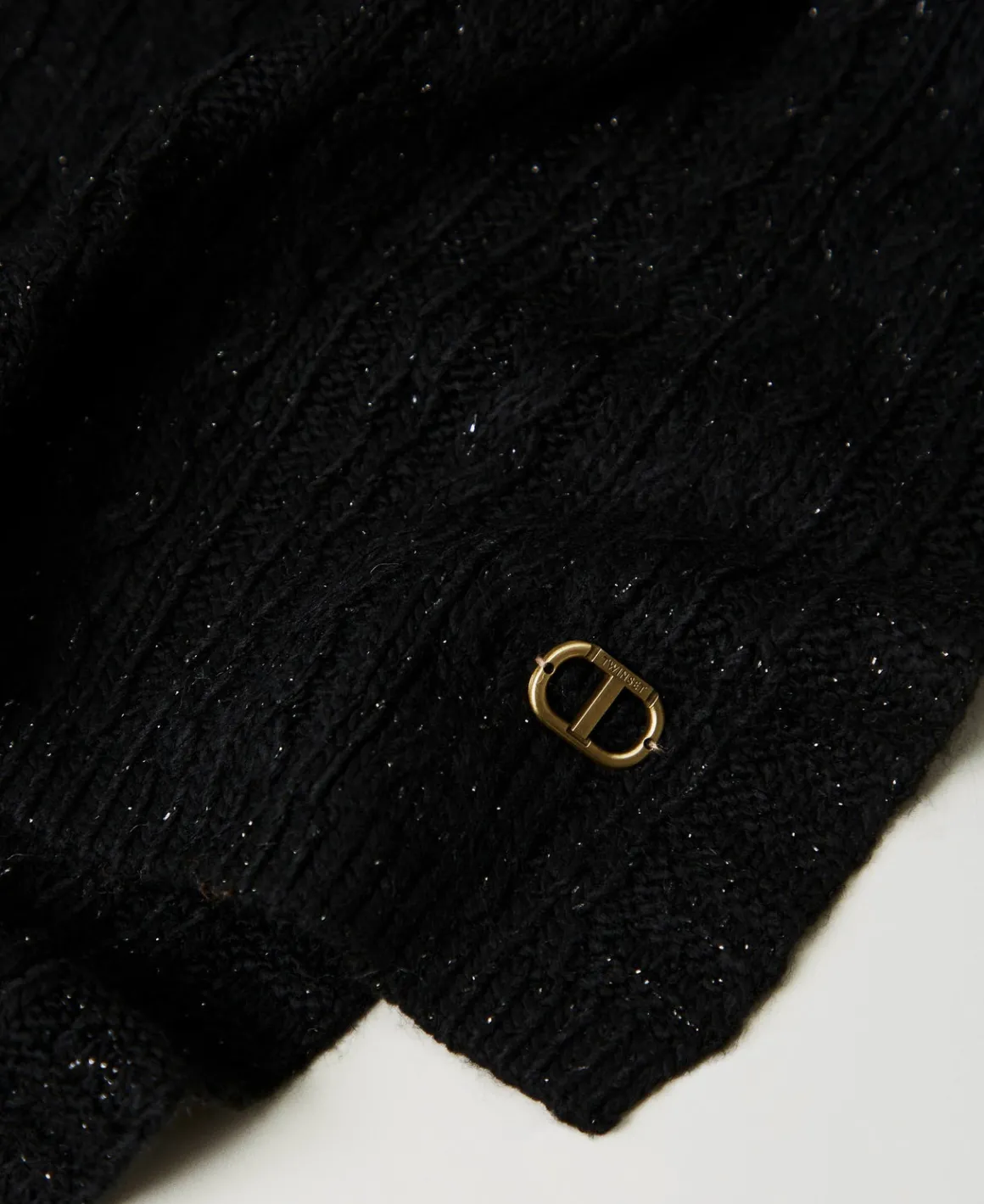 TWINSET Milano Sciarpa In Maglia Con Lurex A Trecce | Sciarpe