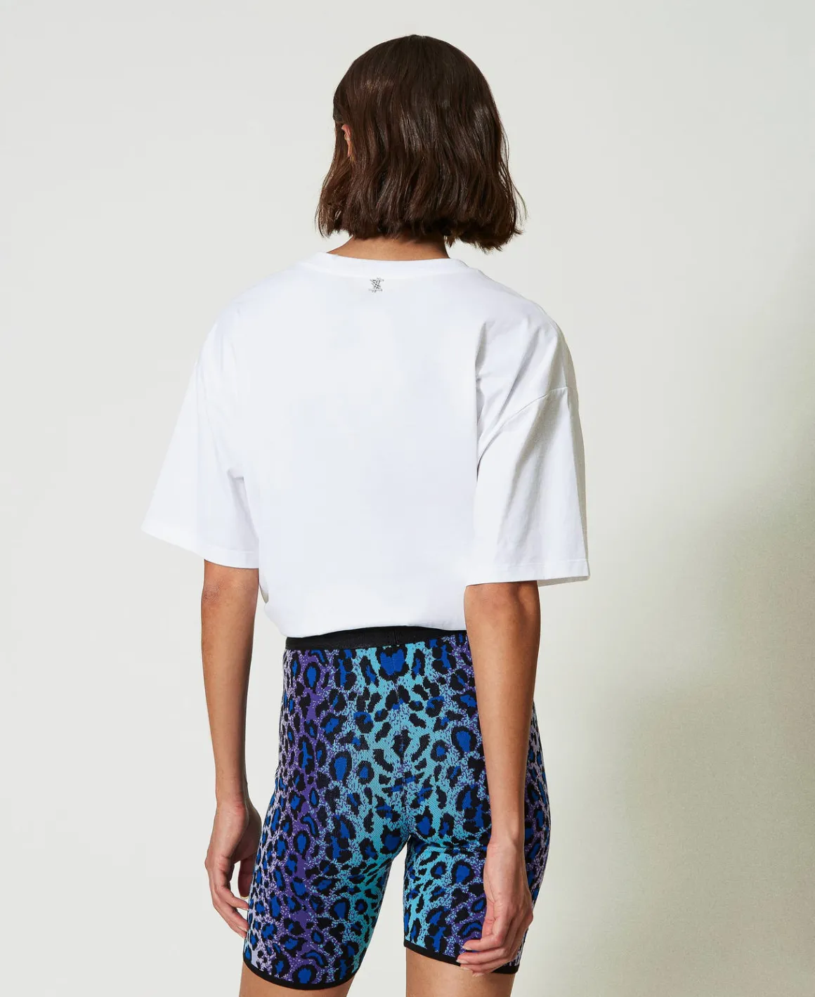 TWINSET Milano Shorts Biker MYFO In Maglia Jacquard | Shorts